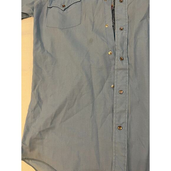 Dickson-Jenkins Button Up Shirt Women Size Large Butterfly Sequin Applikue Snap - Picture 3 of 14